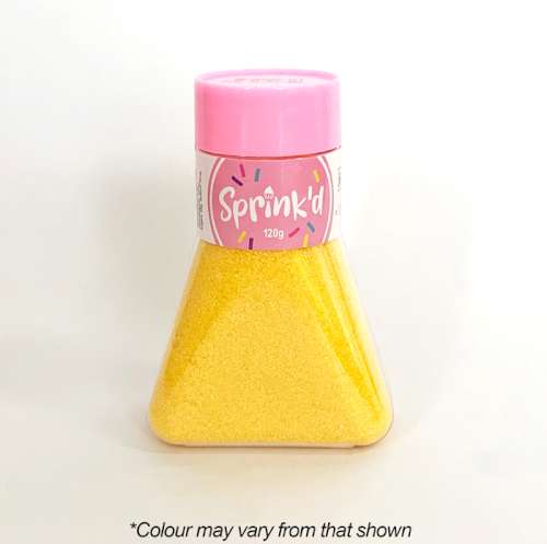 Sprink'd sprinkles - Sanding Sugar Yellow - Click Image to Close